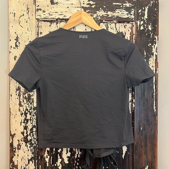 Victoria’s Secret PINK brand crop wrap shirt. Size s. - Picture 3 of 6